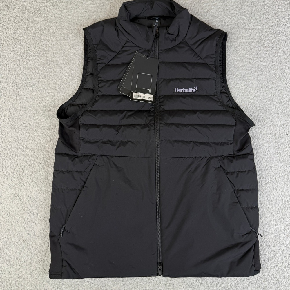 Lululemon Vest Women Small Black Goose Down for It All Puffer 700 Fill Primaloft